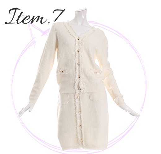 チェック柄タイトミニドレス